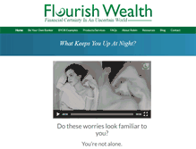 Tablet Screenshot of flourishwealth.com